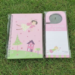 Studio 18 Princess Wish List Journal & Door Hanger Note Pad Set Pink Girls